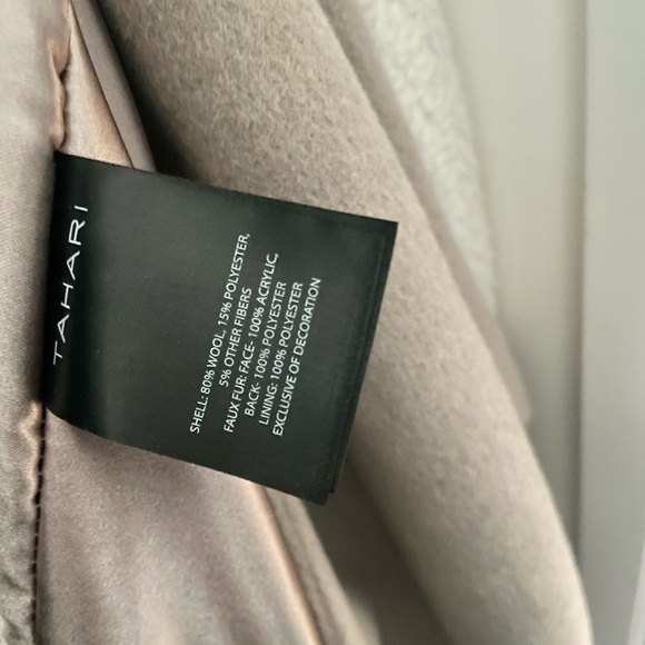 Tahari Wrap Coat - Picture 4 of 5